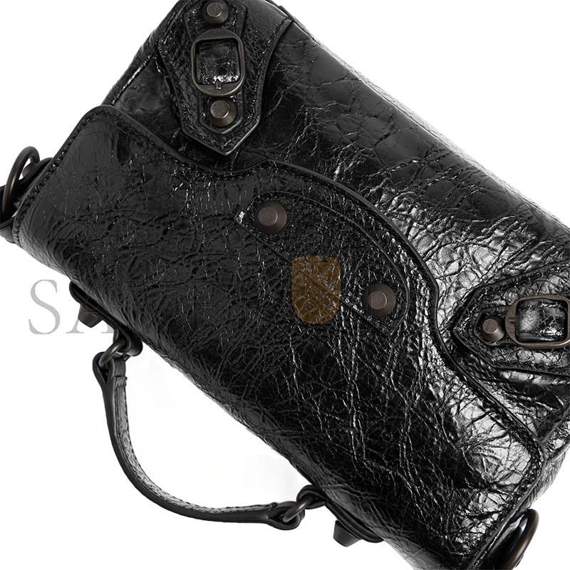Ba1en*iaga THE LE CITY NANO FLAP BAG 8658572ABEK1000 (19.5*17*12cm)